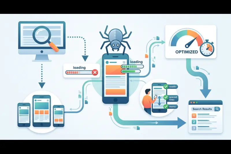 How does mobile-first indexing influence SEO?